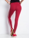 Leginsy-RV-LG-4954.53-bordowy rozmiar - XL