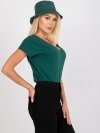 T-shirt-RV-TS-4832.35P-ciemny zielony rozmiar - L