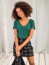T-shirt-RV-TS-4832.35P-ciemny zielony rozmiar - L