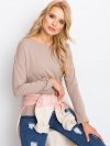 Bluzka-RV-BZ-5121.23P-ciemny bezowy rozmiar - S