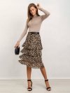 Bluzka-RV-BZ-5210.19-ciemny bezowy rozmiar - XL