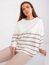 Bluzka-RV-BZ-7556.68-ecru rozmiar - L/XL