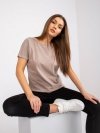 Bluzka-RV-BZ-7544.00-ciemny bezowy rozmiar - XL