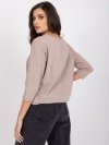 Bluzka-RV-BZ-0226.34P-ciemny bezowy rozmiar - L/XL