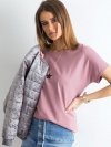 T-shirt-RV-TS-4662.35P-ciemny różowy rozmiar - XS
