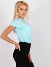 T-shirt-RV-TS-4623.21-mietowy rozmiar - L