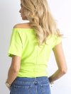 T-shirt-RV-BZ-4622.27-fluo zielony rozmiar - S