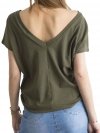 T-shirt-RV-TS-4662.28P-khaki rozmiar - XS