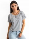 T-shirt-RV-TS-4693.20-szary rozmiar - XS
