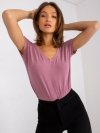 T-shirt-RV-TS-4832.19P-ciemny różowy rozmiar - S