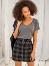 T-shirt-RV-TS-4832.28P-ciemny szary rozmiar - M