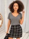 T-shirt-RV-TS-4832.28P-ciemny szary rozmiar - M