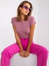 T-shirt-RV-TS-4623.67-ciemny różowy rozmiar - XS