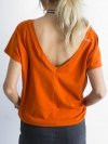 T-shirt-RV-TS-4662.39P-ciemny pomarańczowy rozmiar - M