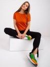 T-shirt-RV-TS-4662.39P-ciemny pomarańczowy rozmiar - M