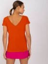T-shirt-RV-TS-4662.39P-ciemny pomarańczowy rozmiar - XL