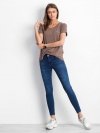 T-shirt-RV-TS-4838.73P-brązowy rozmiar - S
