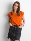T-shirt-RV-TS-4833.93P-ciemny pomarańczowy rozmiar - M