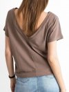 T-shirt-RV-TS-4662.24P-brązowy rozmiar - S
