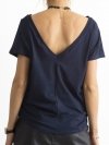 T-shirt-RV-TS-4662.37P-granatowy rozmiar - XS