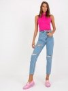 Spodnie jeans-EM-SP-RD1266.83-niebieski rozmiar - 34