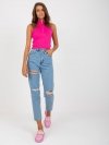 Spodnie jeans-EM-SP-RD1266.83-niebieski rozmiar - 36