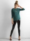 Bluzka-RV-BZ-4661.54P-ciemny zielony rozmiar - L