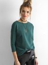 Bluzka-RV-BZ-4661.54P-ciemny zielony rozmiar - L