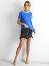 T-shirt-RV-TS-4662.35P-ciemny niebieski rozmiar - XS