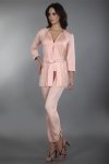 Szlafrok Rizen LC 90071 Pink Różowy LivCo Corsetti Fashion  rozmiar - L
