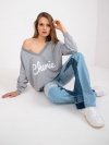 Bluza-FA-BL-7754.55P-biało-szary rozmiar - ONE SIZE