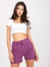 Szorty-FA-SN-6283.88P-ciemny fioletowy rozmiar - ONE SIZE