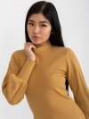 Bluzka-RV-BZ-5223.15-camelowy rozmiar - L