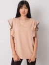 Bluzka-FA-BZ-7063.53P-beżowy rozmiar - ONE SIZE