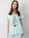 T-shirt-FA-TS-7196.74P-mietowy rozmiar - ONE SIZE