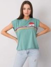 Bluzka-FA-BZ-7139.73P-pistacjowy rozmiar - ONE SIZE