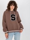 Bluza-RV-BL-8372.04P-brązowy rozmiar - ONE SIZE