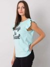 Bluzka-FA-BZ-7191.10P-mietowy rozmiar - ONE SIZE