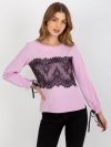 Bluzka-LK-BZ-506877.15X-jasny fioletowy rozmiar - 42