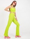 Komplet-DHJ-KMPL-15828-limonkowy rozmiar - ONE SIZE