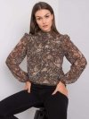 Bluzka-D50039F11031A-ciemny zielony rozmiar - M