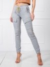 Spodnie dresowe-RV-DR-5423.60-szary rozmiar - XL