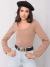 Bluzka-TW-BZ-G-082.98-camelowy rozmiar - L
