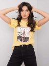 T-shirt-PM-TS-SS21TX41.20-żółty rozmiar - L