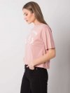 T-shirt-157-TS-0086.60P-jasny różowy rozmiar - S