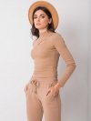 Bluzka-RV-BZ-6097.64-camelowy rozmiar - S