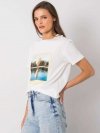 T-shirt-PM-TS-SS21CA82.16-ecru rozmiar - S