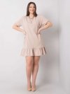 Bluzka-RV-BZ-6294.06P-brązowy rozmiar - 2XL