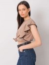 Bluzka-FA-BZ-7063.53P-ciemny bezowy rozmiar - ONE SIZE
