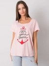 T-shirt-FA-TS-7196.74P-jasny różowy rozmiar - ONE SIZE